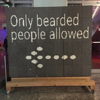 Only bearded ppl allowed