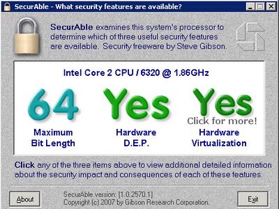 Hardware Virtualization: YES