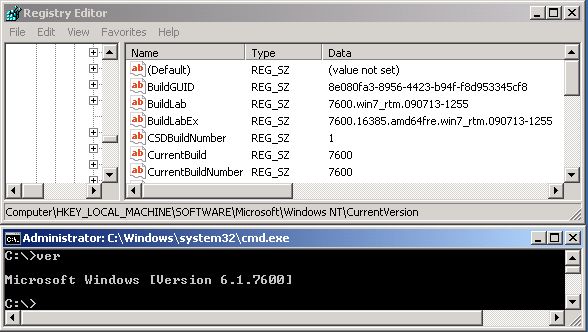 Win7 BuildNr