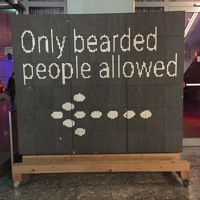 Only bearded ppl allowed
